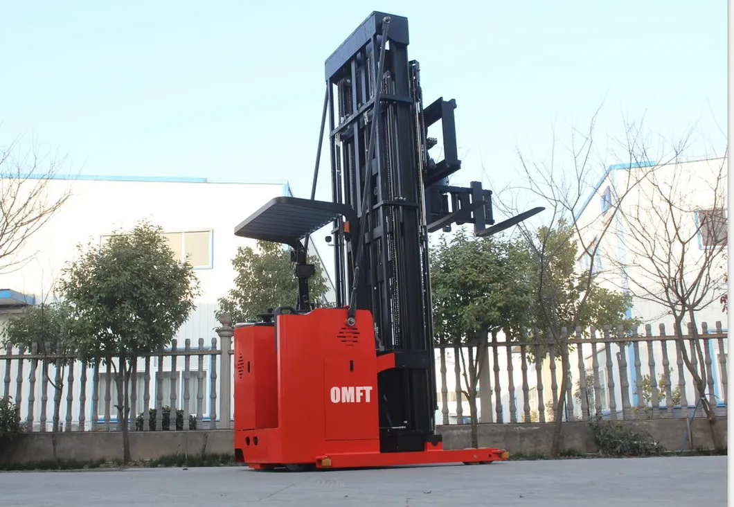 1.5ton Electric 3-Way Pallet Reach Stacker Vna Forklift Truck with Competitive Price