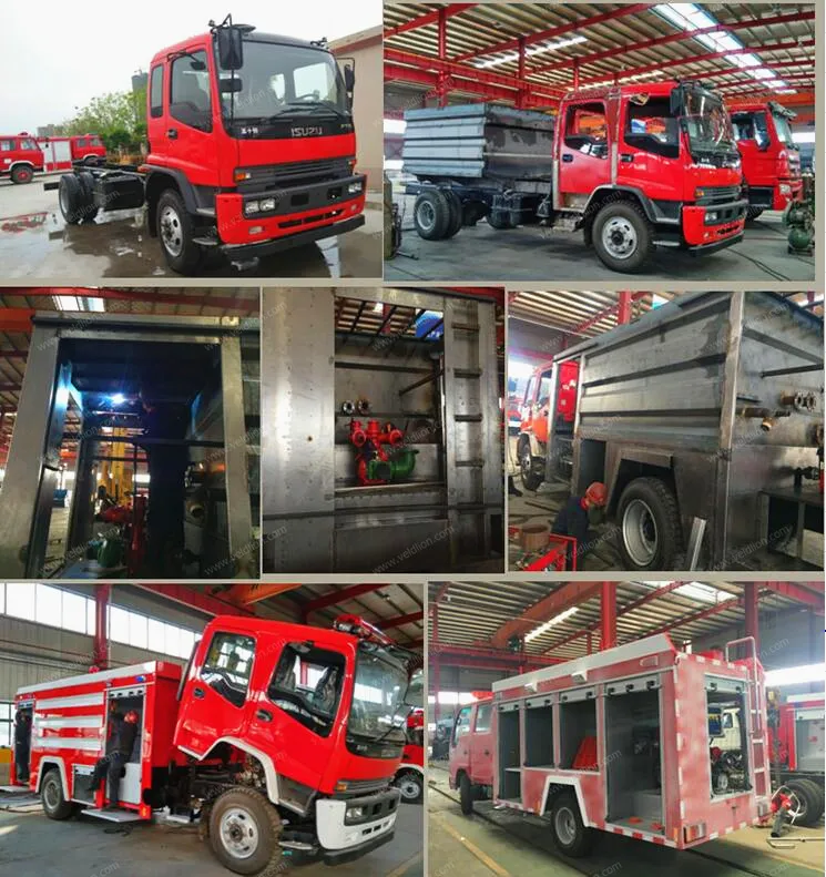 Japanese 700p 4000 Litres Water Tank Fire Truck