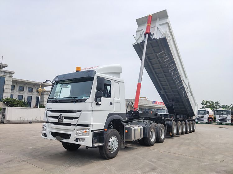 120 Tons Dump Tractor Trailer