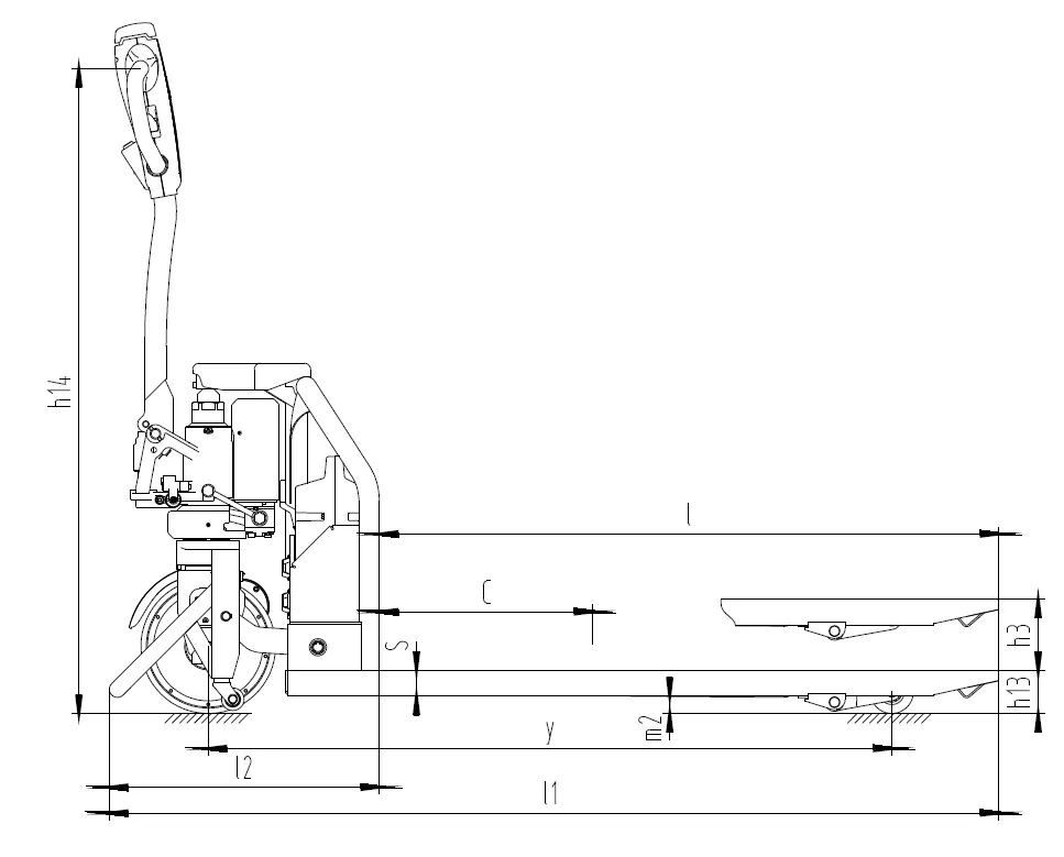 1500 Kg Mini Self Propelled Lithium Powered Full Electric Pallet Truck with Removable Battery (CBD15W-Lix)