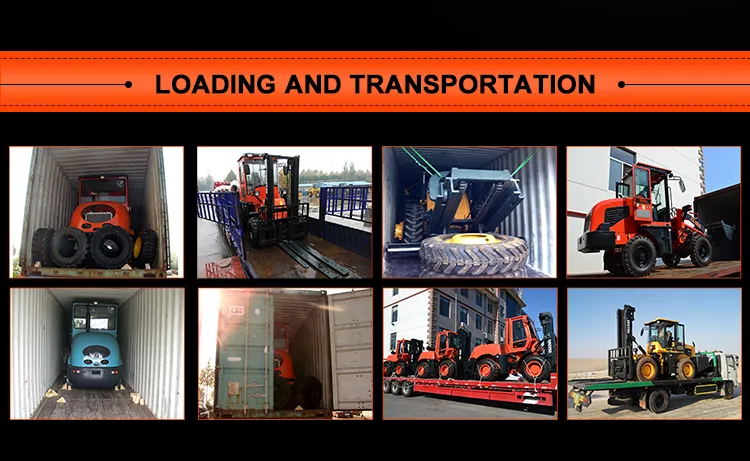 16 Ton 20ton 4X4 Heavy Duty Powered Diesel 4WD Forklift Heavy Forklift Truck and 18ton Rough Terrain Forklift