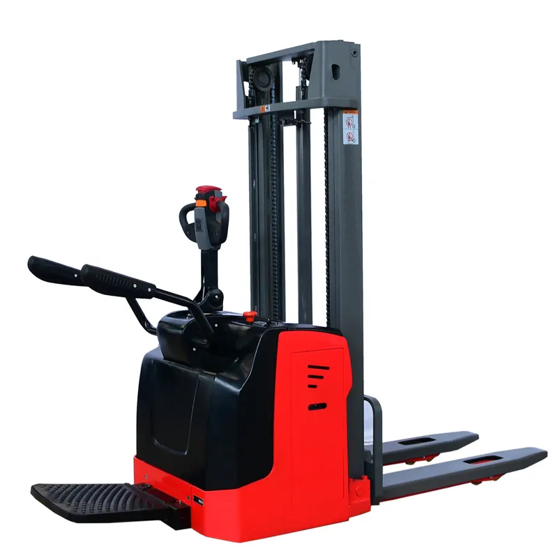 16000/2000kg Low Price Container Using Walkie Stacker Full Electric Stacker