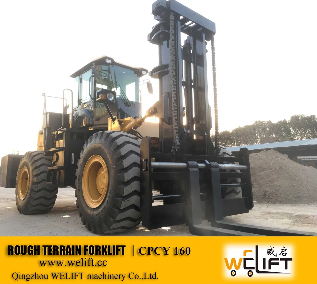 16ton 18ton 20ton Heavy Duty Forklift Manufacturer China New Counterweight Diesel Forklift 4m Lifting Height