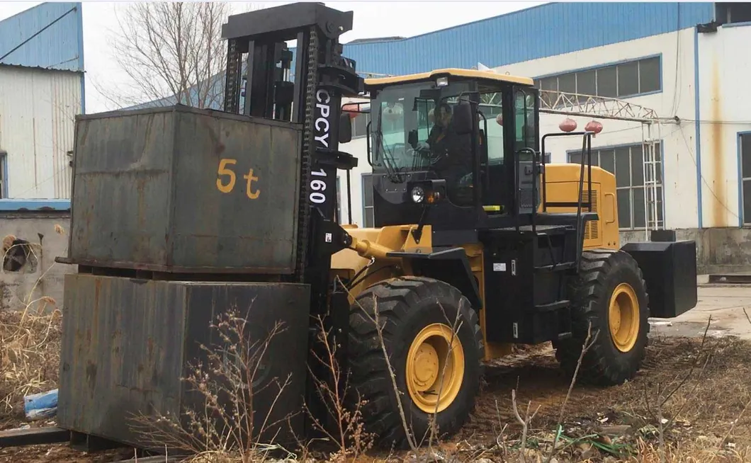 16ton 18ton 20ton Heavy Duty Forklift Manufacturer China New Counterweight Diesel Forklift 4m Lifting Height
