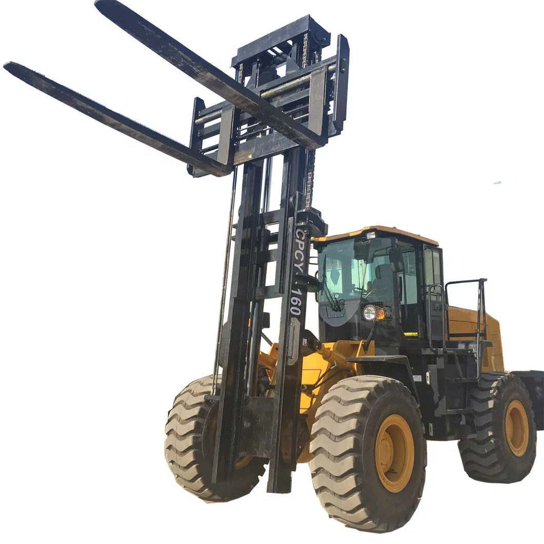 16ton 18ton 20ton Heavy Duty Forklift Manufacturer China New Counterweight Diesel Forklift 4m Lifting Height
