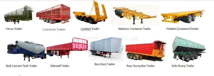 2 Axles 20FT/40FT Skeleton Container Trailer for Transportation