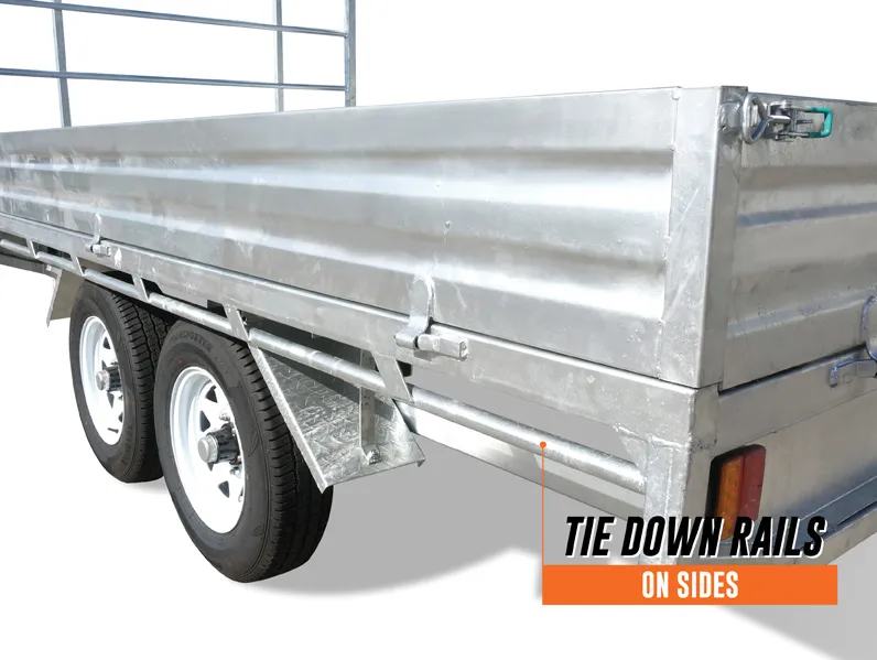 12X7 Flat Bed Utility Farm Trailer