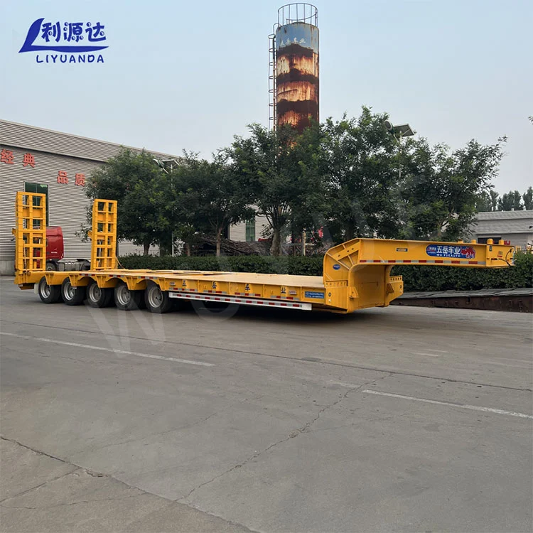 Why Is a Five Lines Ten Axis Low Flatbed Trailer the Ideal Solution for Heavy Ship Transportation?