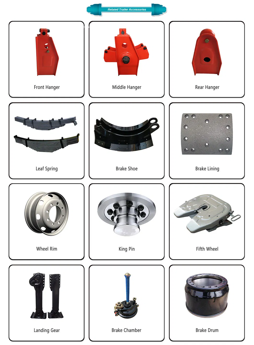 24t 28t 32t Single Point Suspension Bogie Suspension Trailer Suspension Cantilever Suspension for Semi Trailer Part and Auto Parts
