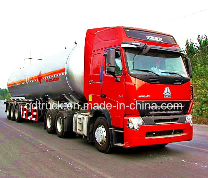 25tons 56000liters heavy truck trailer/ ASME S516 Material LPG Tank LPG Semi Trailer