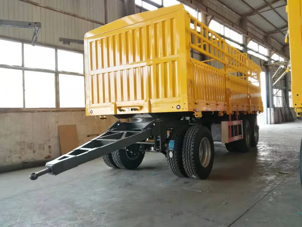 2axle/3 Axle Fence Semi Trailer Cargo Fence Full Trailer