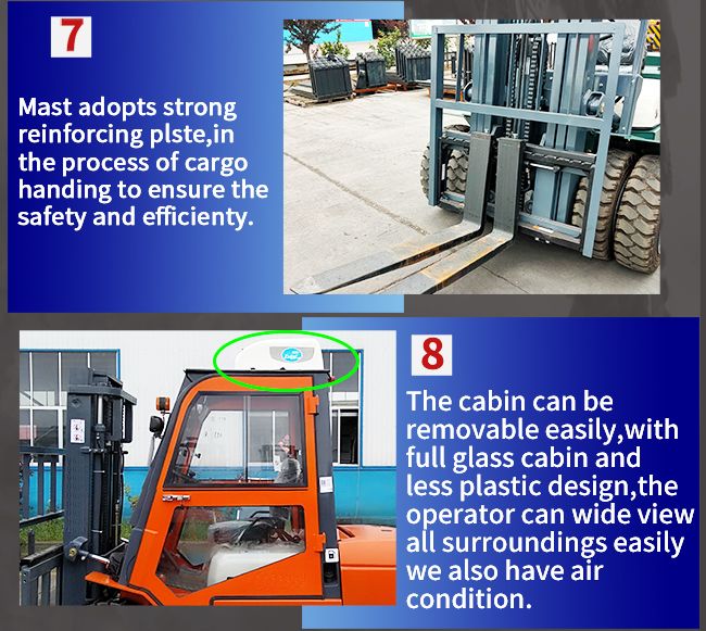 3.0ton Forklift with Engine Suzu C240
