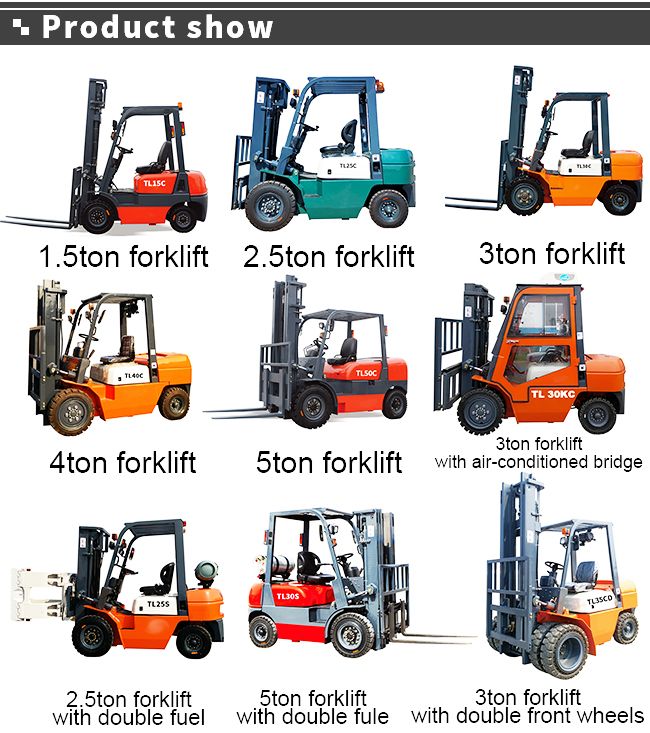 3.0ton Forklift with Engine Suzu C240