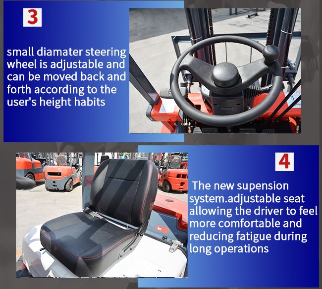 3.0ton Forklift with Engine Suzu C240