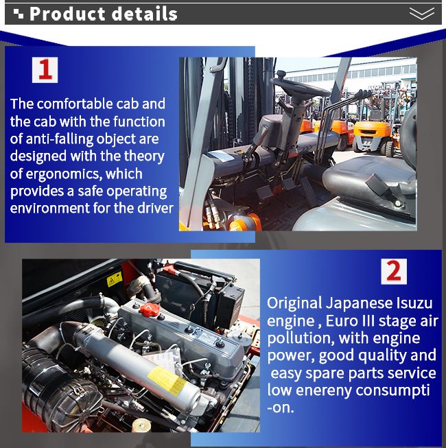 3.0ton Forklift with Engine Suzu C240