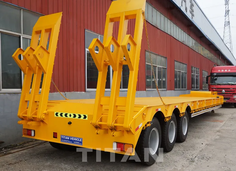 3/4/5 Axles Dismountable Gooseneck Lowbed Semi Trailer