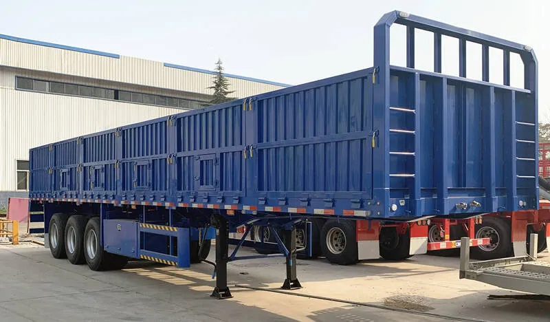 3 Axle Sidewall Tractor Semi Trailer with Removable Side Wall for Sale