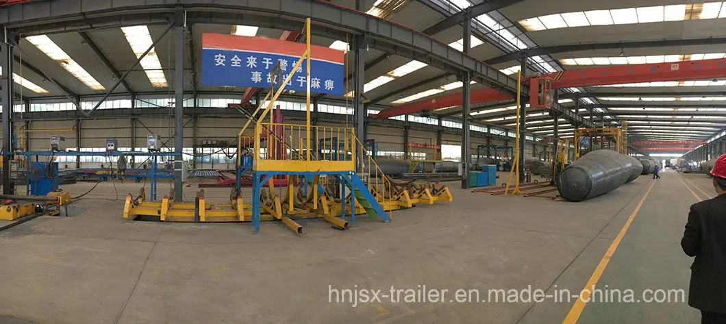 3 Axles 56000 Liters LPG Gas Storage Tanker LPG Tank Semi Trailer for Sale
