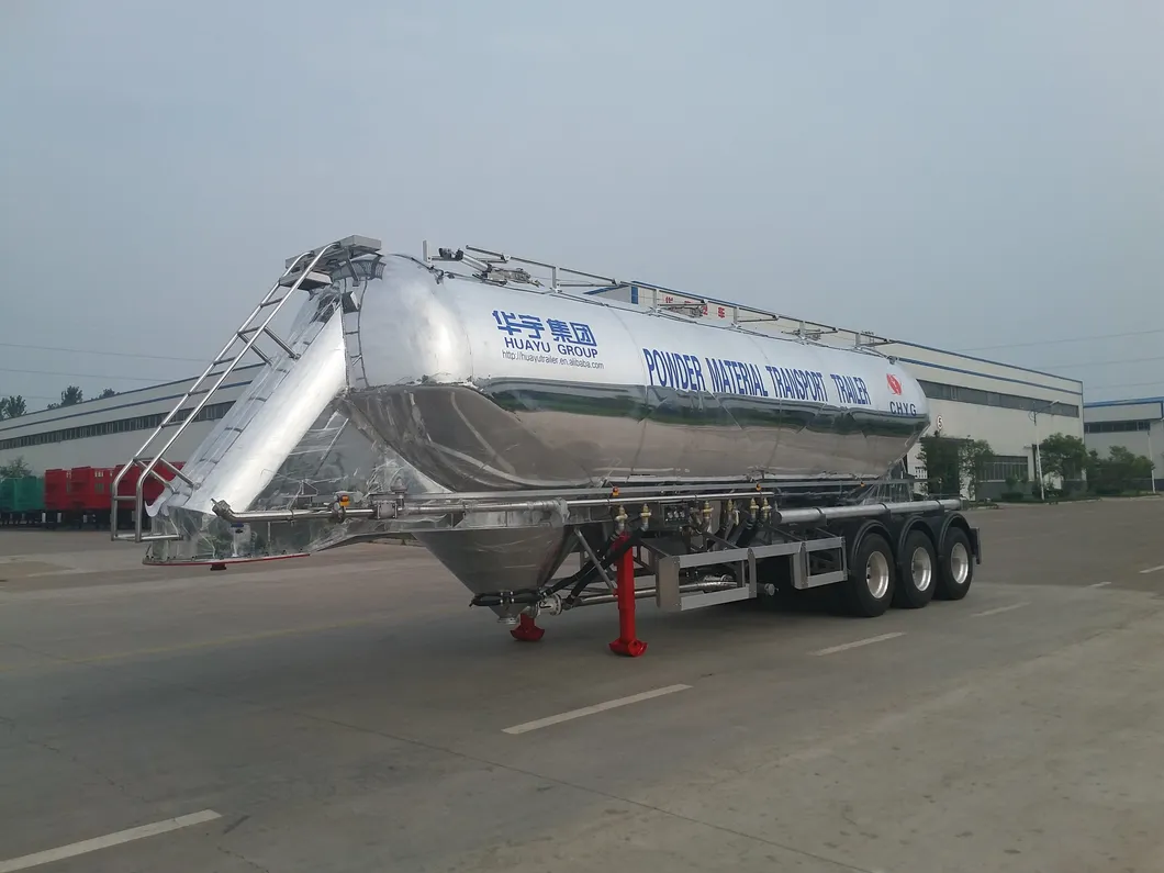 3 Axles Cement Bulk Transporters Bulk Cement Transporters Semi Trailer