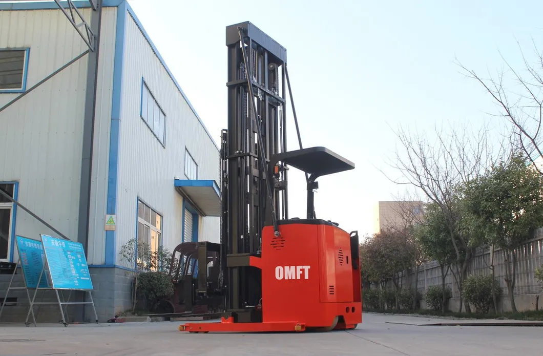 3-Way Narrow Aisle Electric Forklift 1.5 Ton Load Capacity