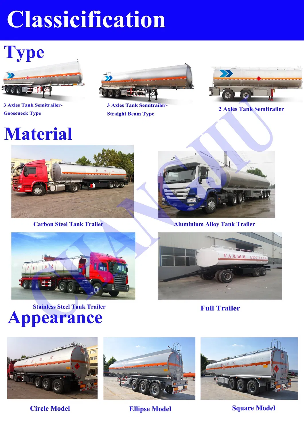30-65cbm Carbon Steel Fuel/Oil/Gasoline/Diesel Tanker Semi Truck Trailer