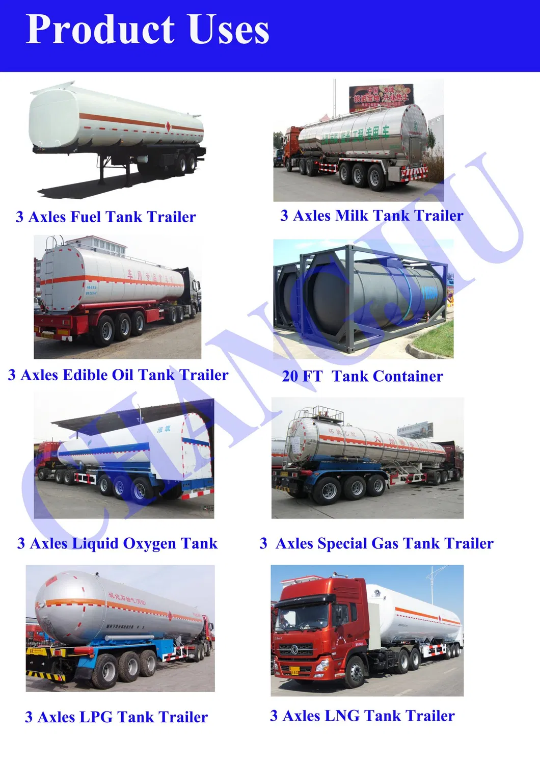 30-65cbm Carbon Steel Fuel/Oil/Gasoline/Diesel Tanker Semi Truck Trailer
