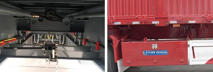 34 Ton Side Dump Trailer Capacity Dropside Side Tipper for Sale