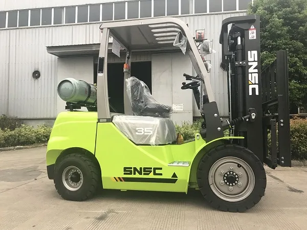 3500kg Gas LPG Dual Fuel Forklift with Paper Roll Clamp