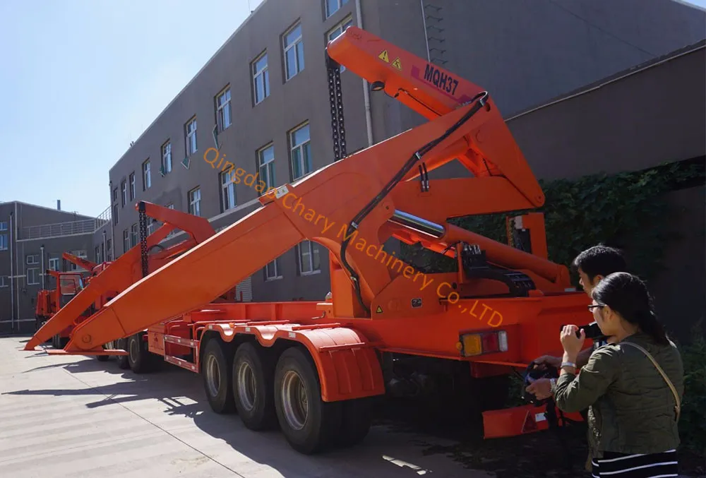 40feet Side Loader Semi Trailer for Lifting and Carrying Container
