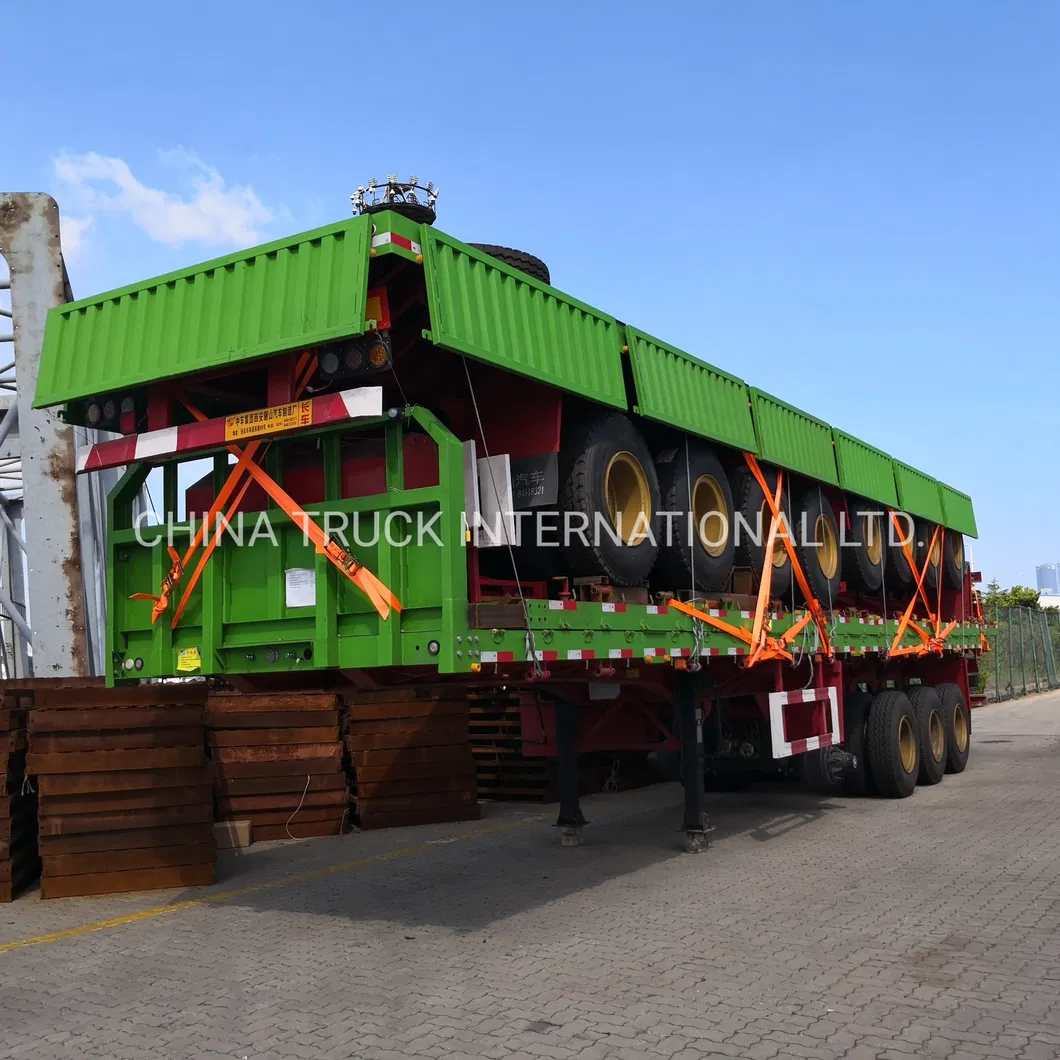 40FT Tri-Axle Heavy Duty Cargo Truck Utility Semi Trailer Truck Trailer