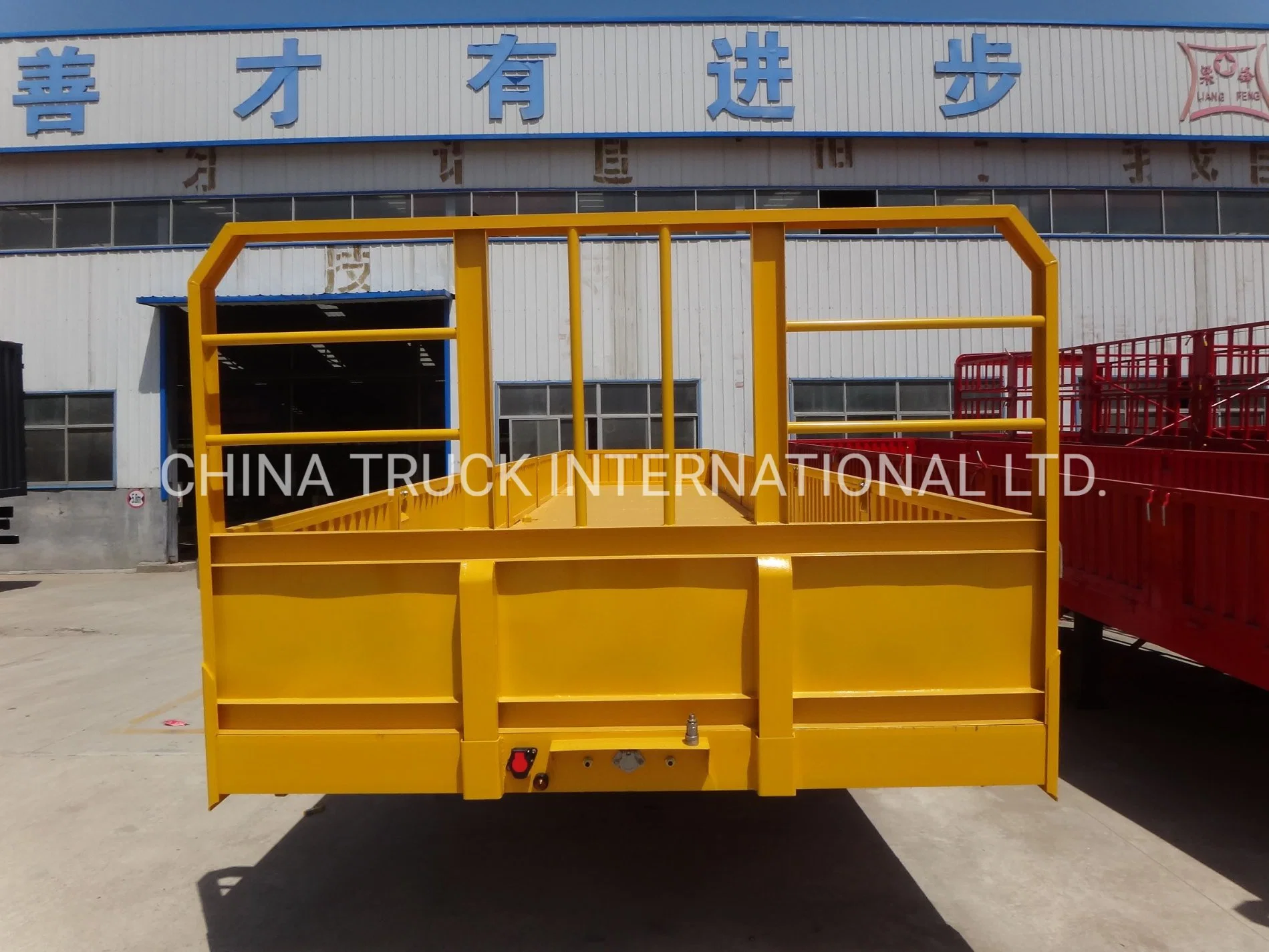 40FT Tri-Axle Heavy Duty Cargo Truck Utility Semi Trailer Truck Trailer