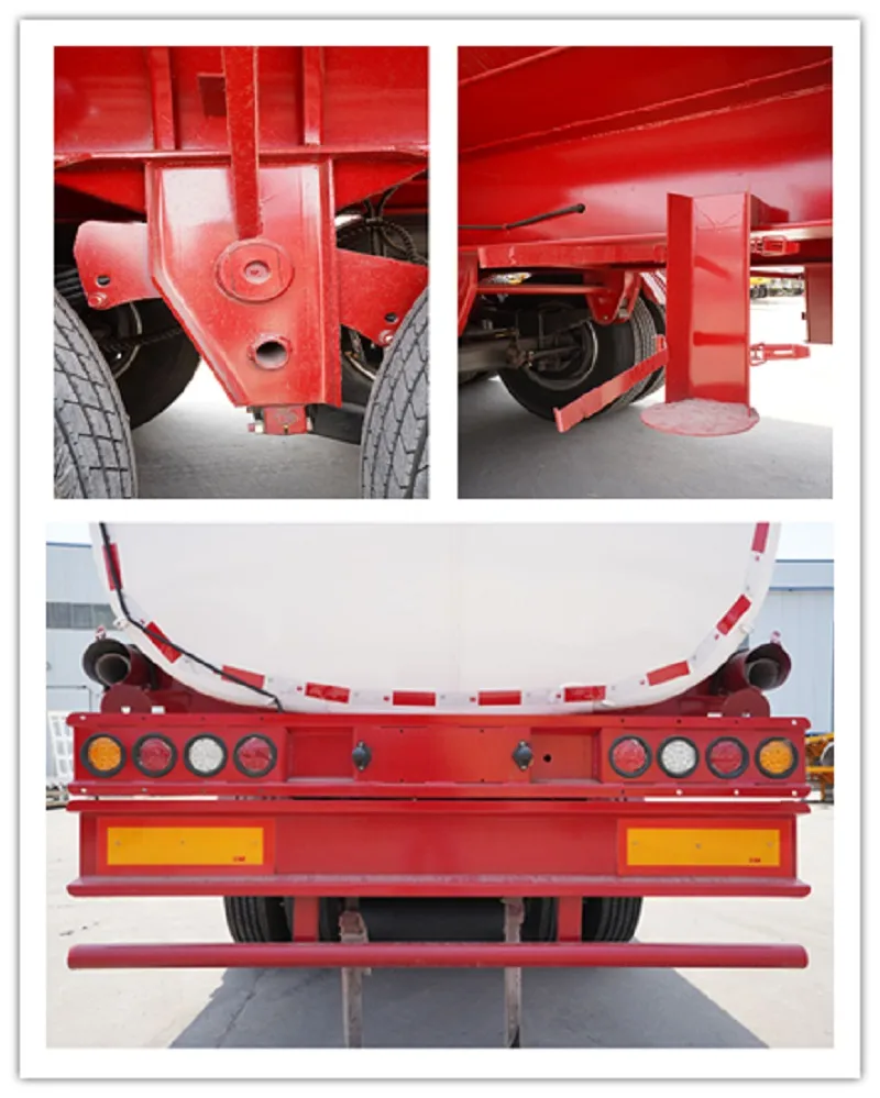 42m3 Aluminum Alloy Oil Transport Semi-Trailer/Fuel Tanker with Low Price