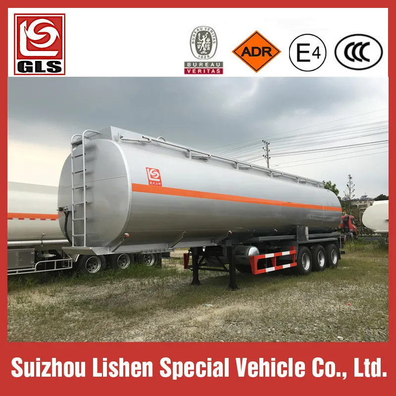 49000L Fuel/Oil Bowser Tanker Semi Trailer with 3 BPW/Fuwa Axles