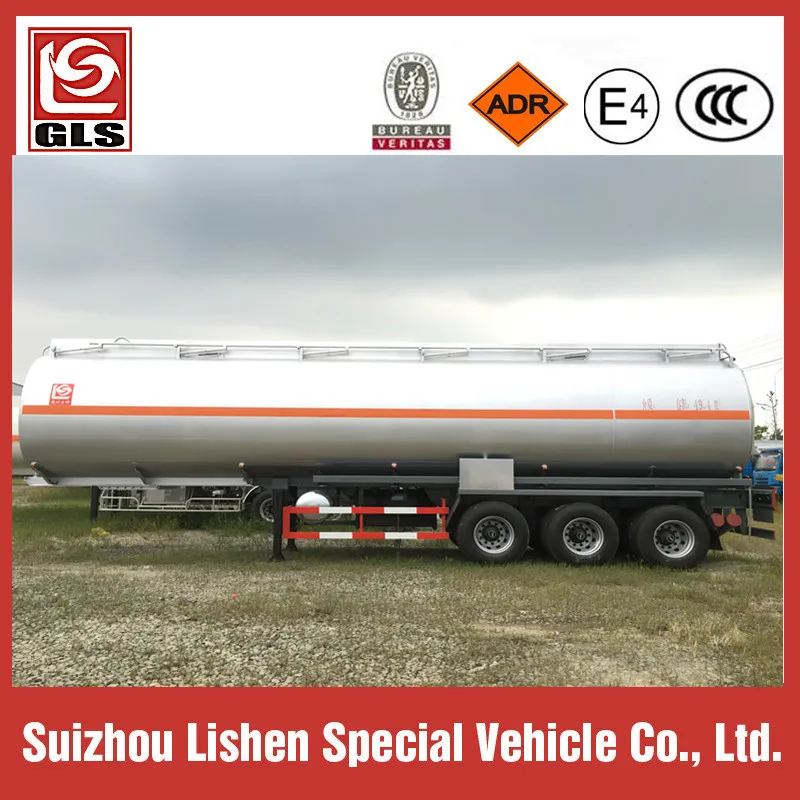49000L Fuel/Oil Bowser Tanker Semi Trailer with 3 BPW/Fuwa Axles