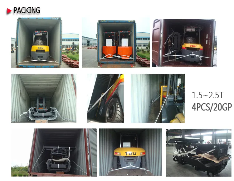 4t 4000kg Gas/LPG Forklift