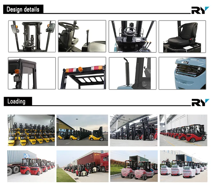 4WD Forklift Truck with Ce