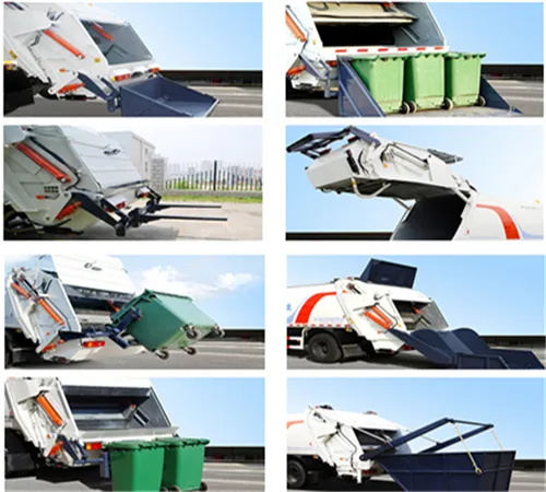 4X2 5m3 Waste Collector Compactor Garbage Truck