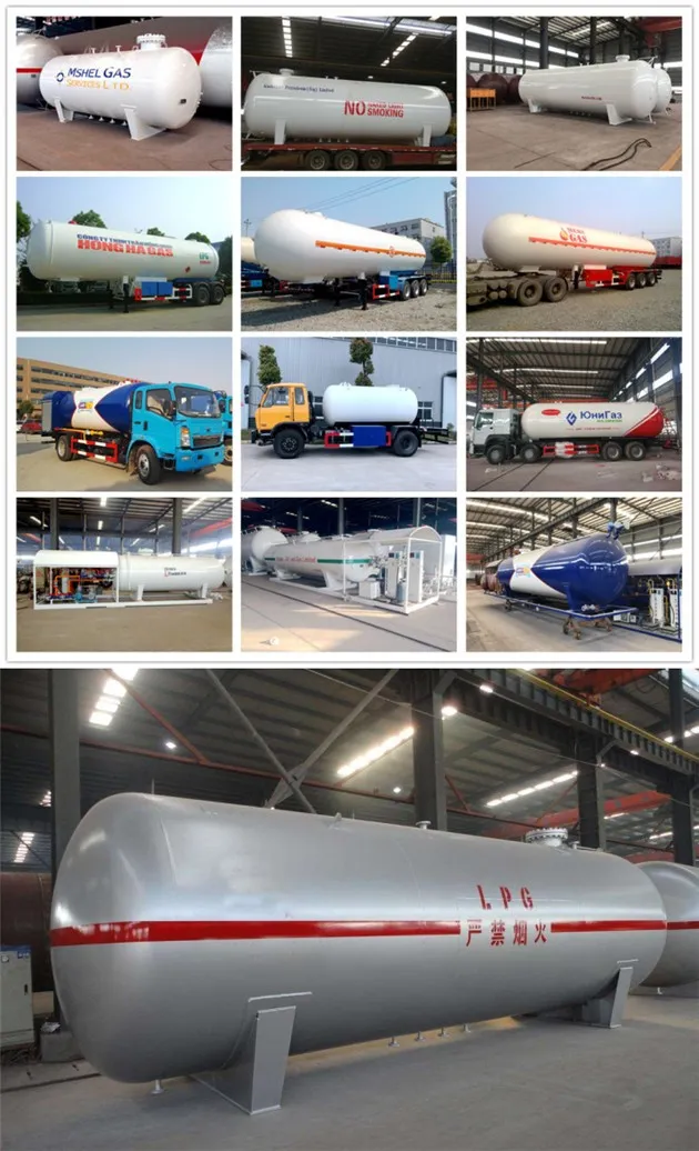 50000liters LPG Transport Tank Trailer ASME S516 3 Axle 25tons LPG Tank Trailer