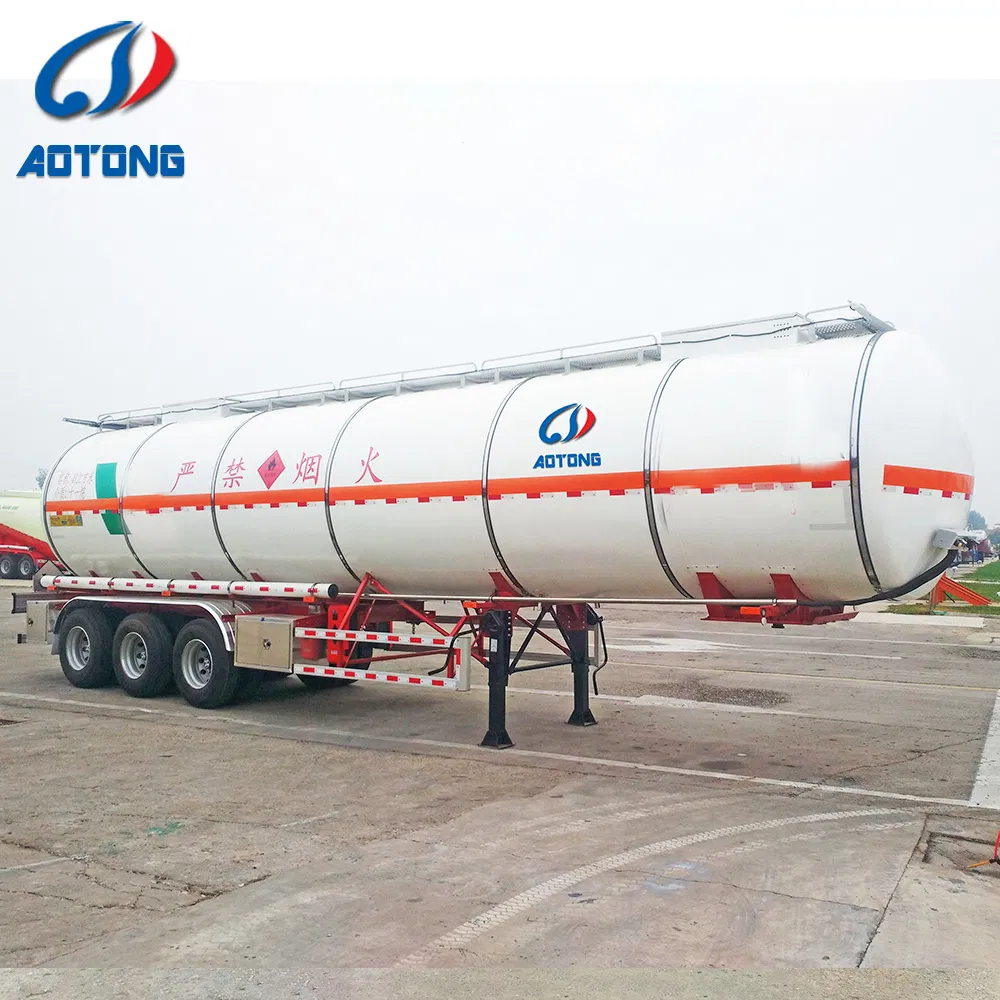 54000L Axle Lift Fuel Tanker Trailer Oil Tanker Transport Trailer for Sale