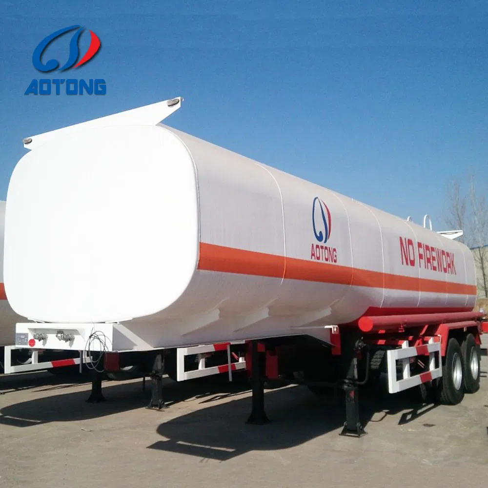 54000L Axle Lift Fuel Tanker Trailer Oil Tanker Transport Trailer for Sale