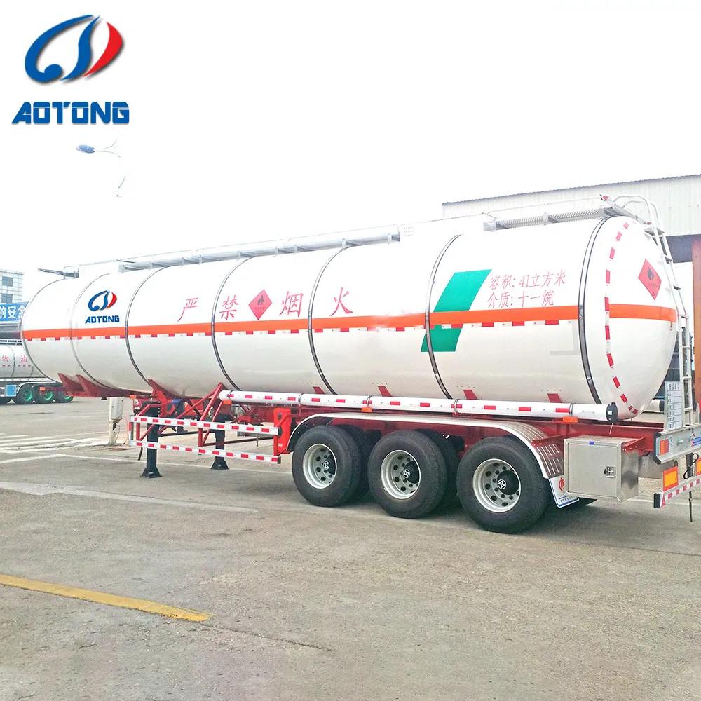 54000L Axle Lift Fuel Tanker Trailer Oil Tanker Transport Trailer for Sale