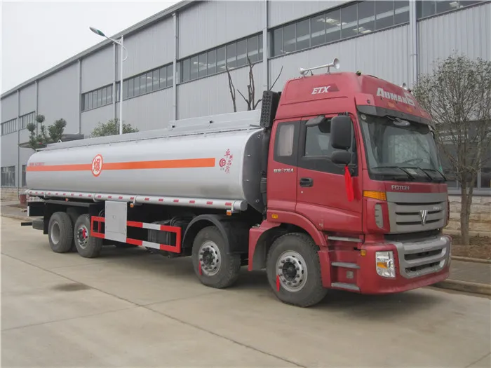 6X4 Oil Fuel Truck with Carbon Steel or Aluminum Material