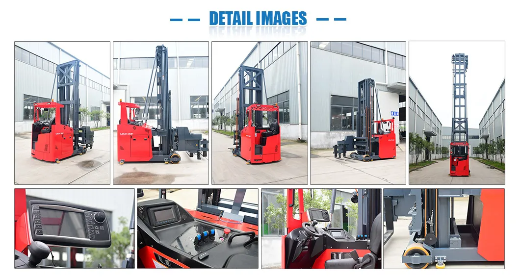 Advanced Technology Full AC System 3 Way Forklift Seated Type Turret Truck