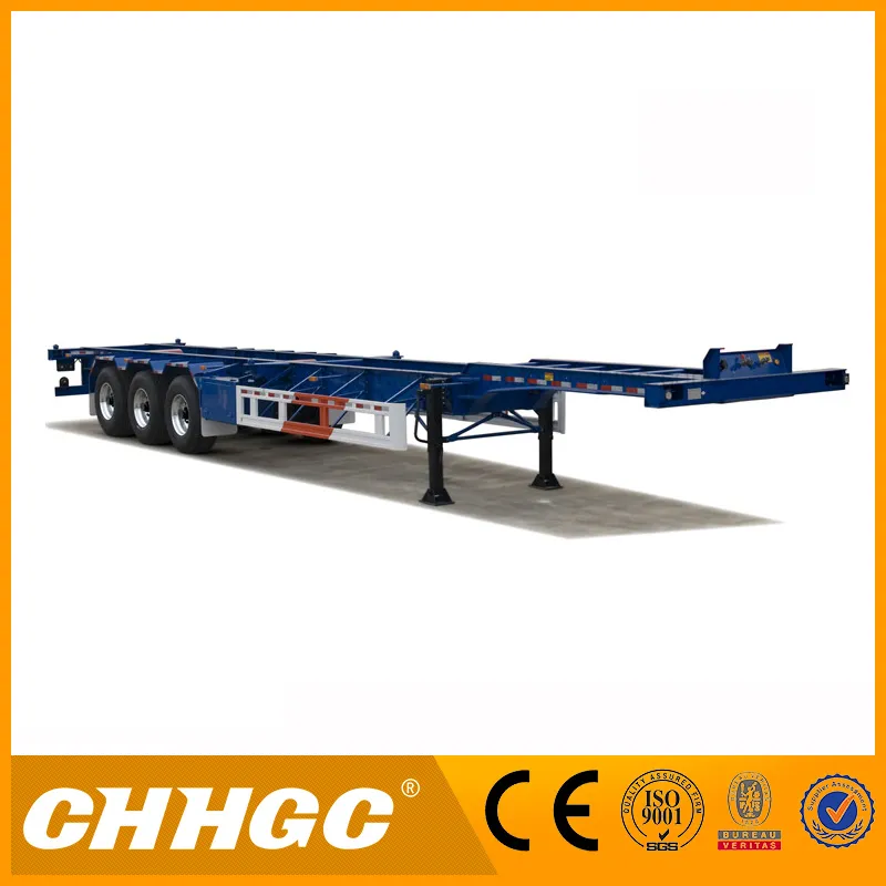 Aluminium Steel Skeleton Semi Trailer
