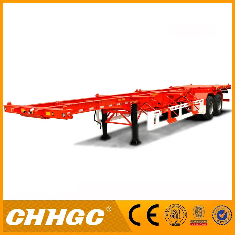 Aluminium Steel Skeleton Semi Trailer
