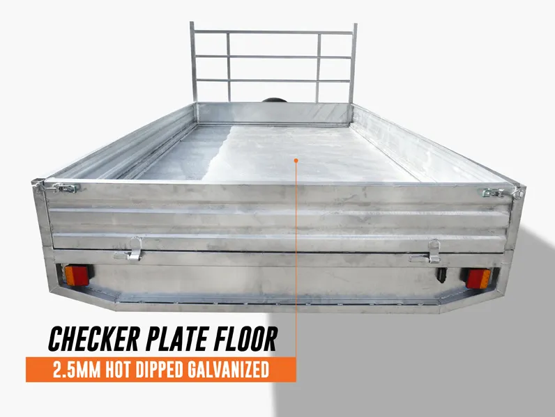 12X7 Flat Bed Utility Farm Trailer