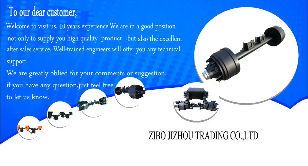Auto Parts Manufacturer 12t/13t Air Spring Type Air Suspension for Semi Trailer