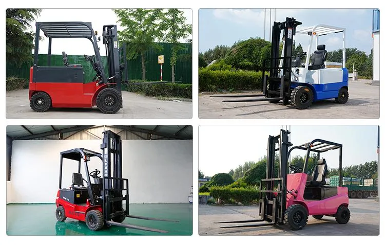 Battery Forklift 1.5 Ton 5 Ton 4 Ton 3.5 Ton 3 Ton 2.5 Ton 2 Ton Electric Forklift with Curtis Controller
