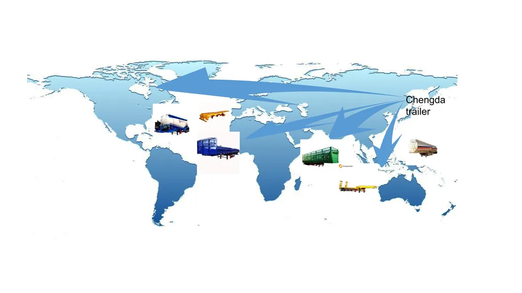 Best Quality Promotional Aluminum Container Skeleton Semi Trailer for Shipping Container