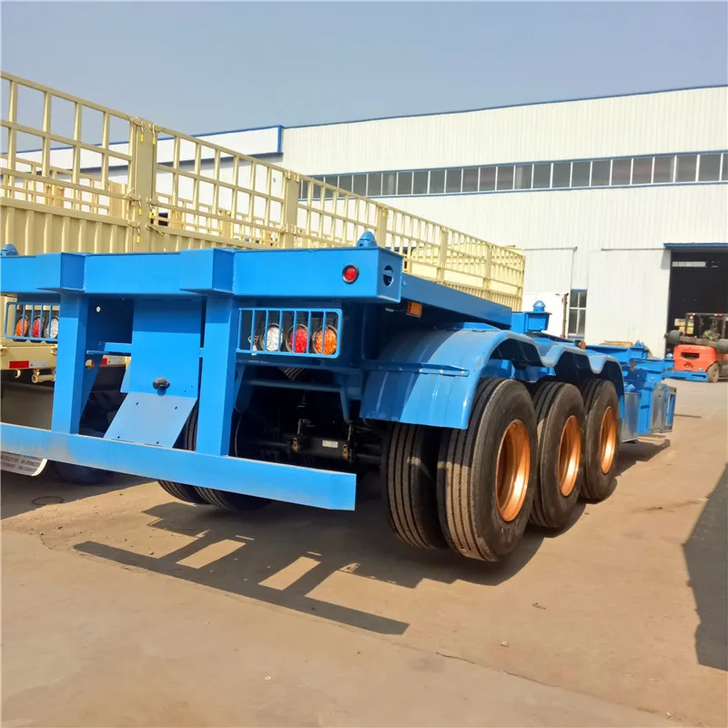 Best Quality Promotional Aluminum Container Skeleton Semi Trailer for Shipping Container